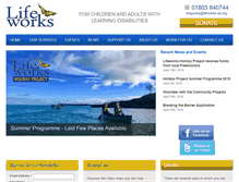 Tablet Screenshot of lifeworks-uk.org